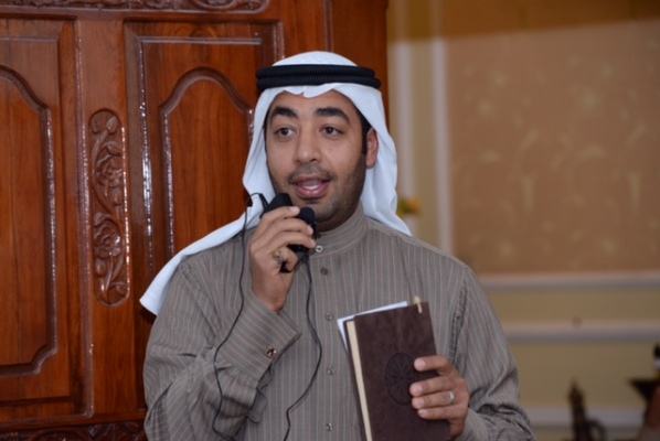 جلسة الحبابي في الأحساء - الدكتور فاضل الحبابي