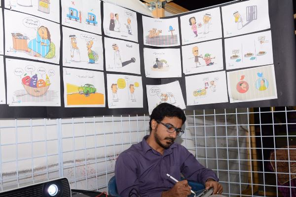 رسام الكاركاتير ميثم السلطان - مهرجان الوفاء