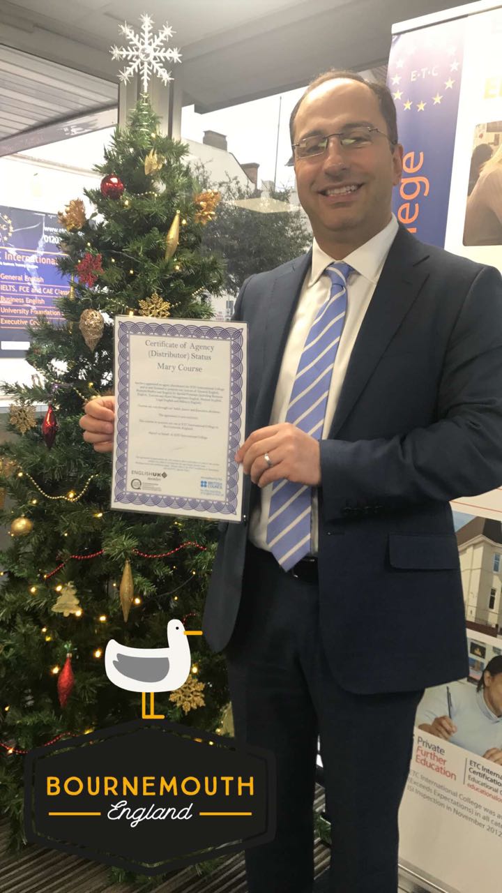 ماري كورس التعليمي يوقع الاتفاقية التعليمية مع اكبر المعاهد