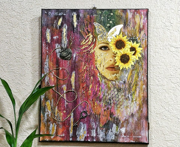 التشكيلية حليمة الفريد